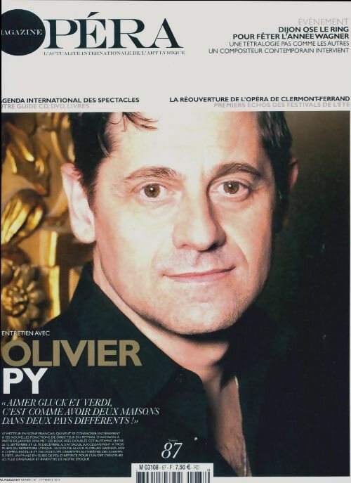 Opéra n°87 : Olivier Py - Collectif -  Opéra - Livre