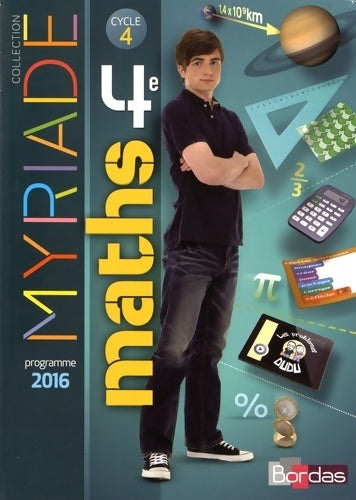 Maths 4e - Collectif -  Myriade - Livre