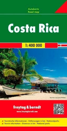 Costa Rica 1:400 000 - Collectif -  Freytag & berndt - Livre