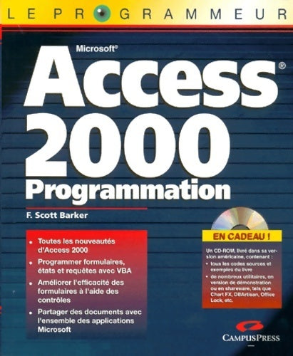 Access 2000 - F. Scott Barker -  Le Programmeur - Livre
