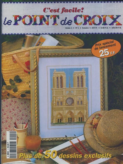 C'est facile ! Le point de croix n°1 - Collectif -  C'est facile ! Le point de croix - Livre