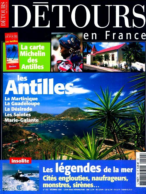 Détours en France n°102 : Les Antilles - Collectif -  Détours en France - Livre