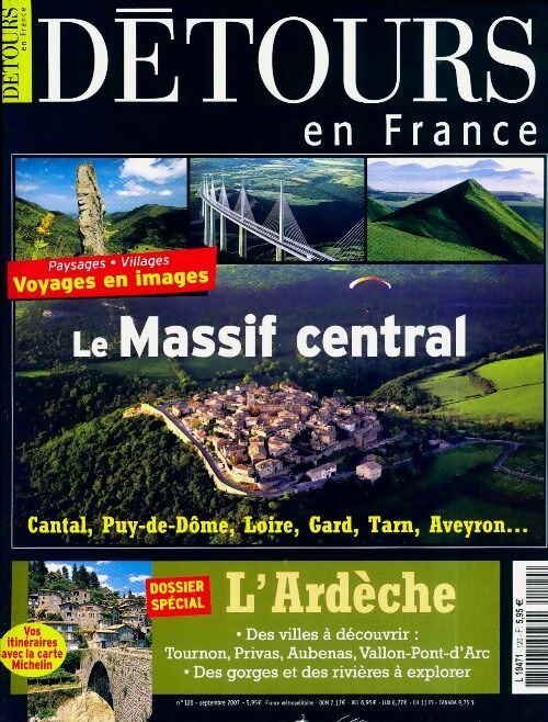 Détours en France n°120 : Le Massif Central - Collectif -  Détours en France - Livre