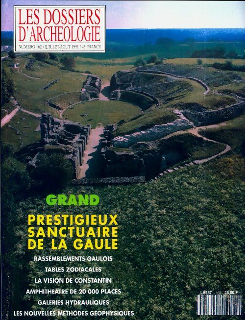 Les dossiers d'archéologie n°162 : Grand : prestigieux sanctuaire de la Gaule - Collectif -  Les dossiers d'archéologie - Livre