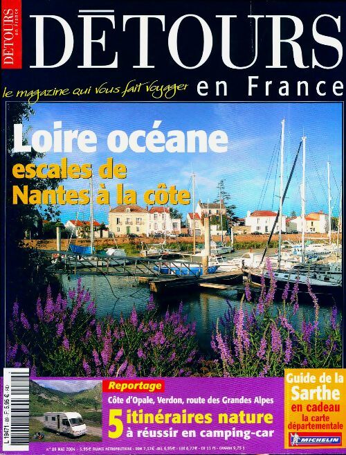 Détours en France n°89 : Loire océane - Collectif -  Détours en France - Livre