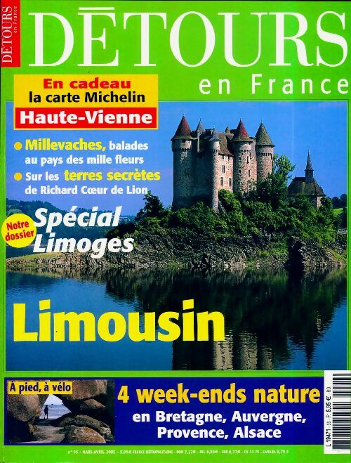 Détours en France n°96 : Limousin - Collectif -  Détours en France - Livre