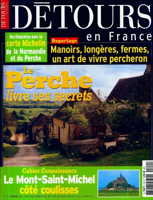 Détours en France n°110 : Le Perche livre ses secrets - Collectif -  Détours en France - Livre
