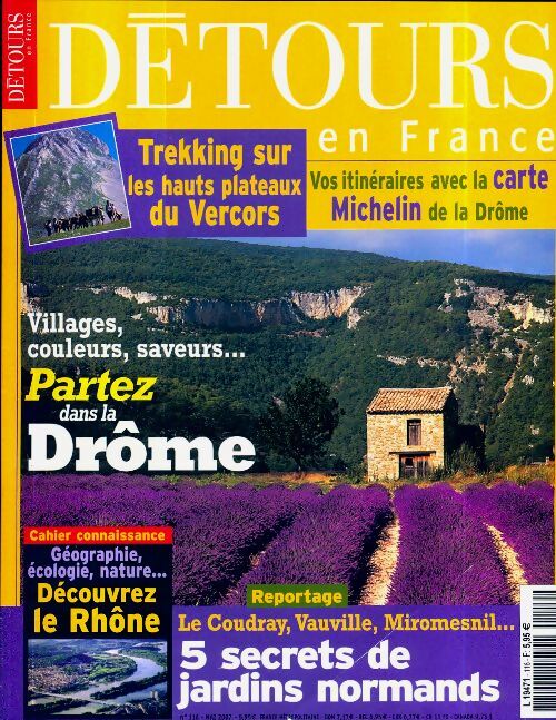 Détours en France n°116 : Partez dans la Drôme - Collectif -  Détours en France - Livre