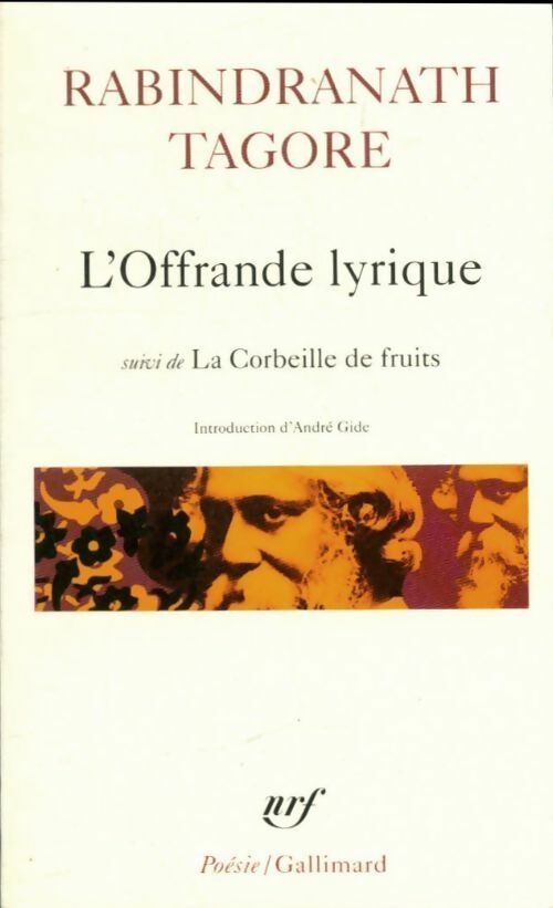 L'offrande lyrique / La corbeille de fruits - Rabindranath Tagore -  Poésie - Livre