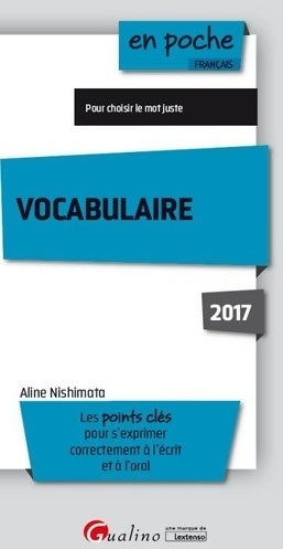 Vocabulaire 2017 - Aline Nishimata -  Gualino GF - Livre