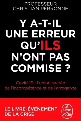 Y a-t-il une erreur qu'ils n'ont pas commise ? - Christian Perronne -  Le Livre de Poche - Livre