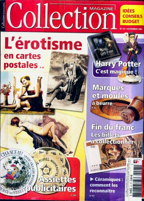 Collection magazine n°23 : L'érotisme en cartes postales - Collectif -  Collection magazine - Livre