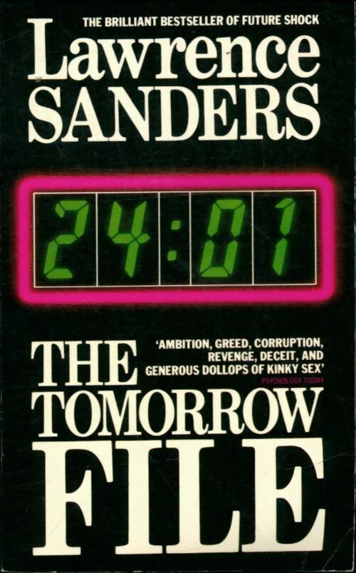 The tomorrow file - Lawrence Sanders -  Grafton Books - Livre