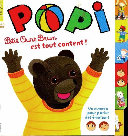 Popi n°380 : Petit ours brun est tout content - Collectif -  Popi - Livre