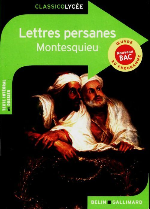 Lettres persanes - Montesquieu -  ClassicoLycée - Livre