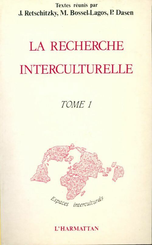La recherche interculturelle Tome I - Collectif -  L'Harmattan GF - Livre