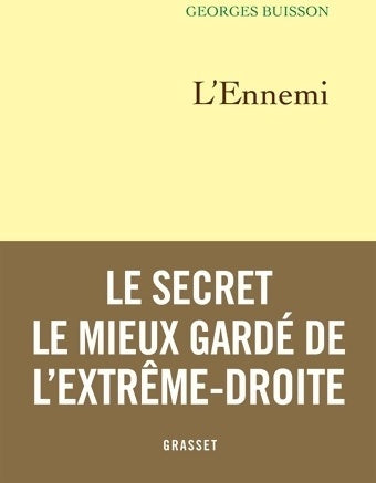 L'ennemi - Georges Buisson -  Grasset GF - Livre