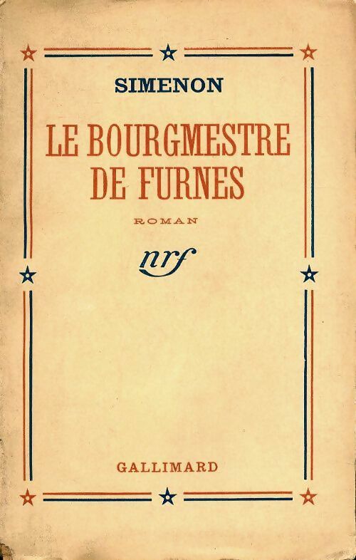 Le bourgmestre de Furnes - Georges Simenon -  Gallimard GF - Livre