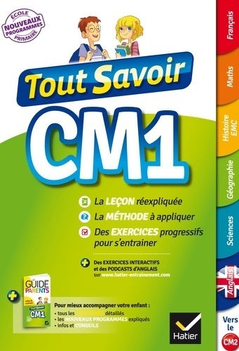 Tout savoir CM1 - Dominique Marchand -  Tout savoir - Livre