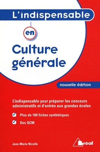 L'indispensable en culture générale - Jean-Marie Nicolle -  L'indispensable - Livre