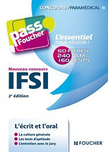 IFSI le concours d'entrée - Valérie Bonjean -  Pass'Foucher - Livre