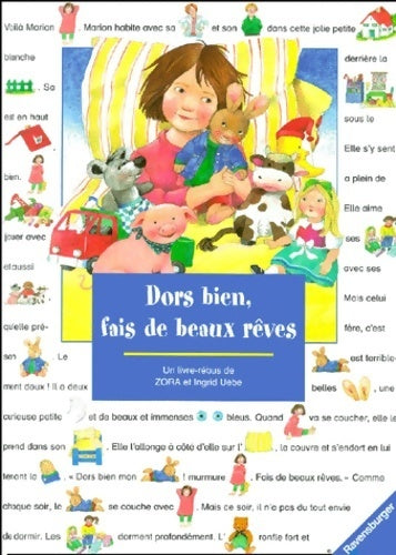 Dors bien, fais de beaux rêves - Zora -  Ravensburger GF - Livre