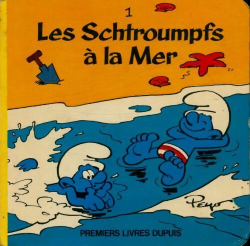 Les Schtroumpfs à la mer - Peyo -  Les mini-schtroumpfs - Livre