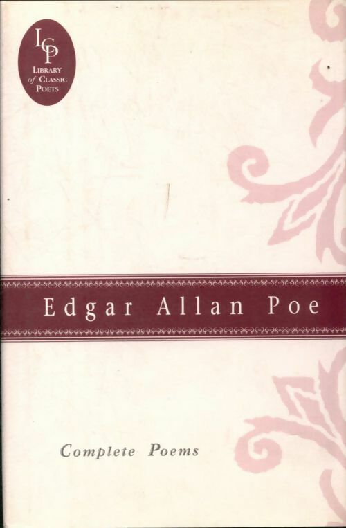 Complete poems - Edgar Allan Poe -  Library of Classic Poets - Livre