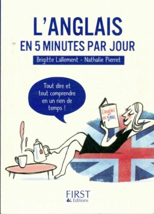 L'anglais en 5 minutes par jour - Nathalie Pierret -  Petit livre - Livre