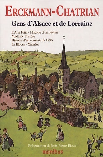 Gens d'Alsace et de Lorraine - Alexandre Chatrian -  Omnibus - Livre
