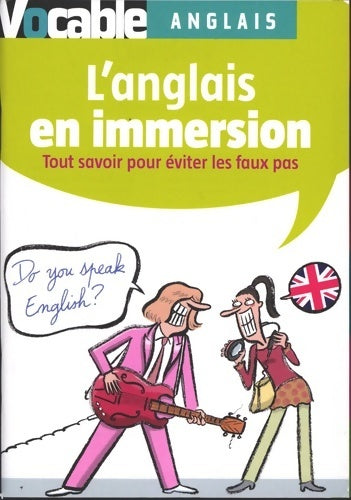 L'anglais en immersion - Augustin Habran -  Vocable anglais - Livre