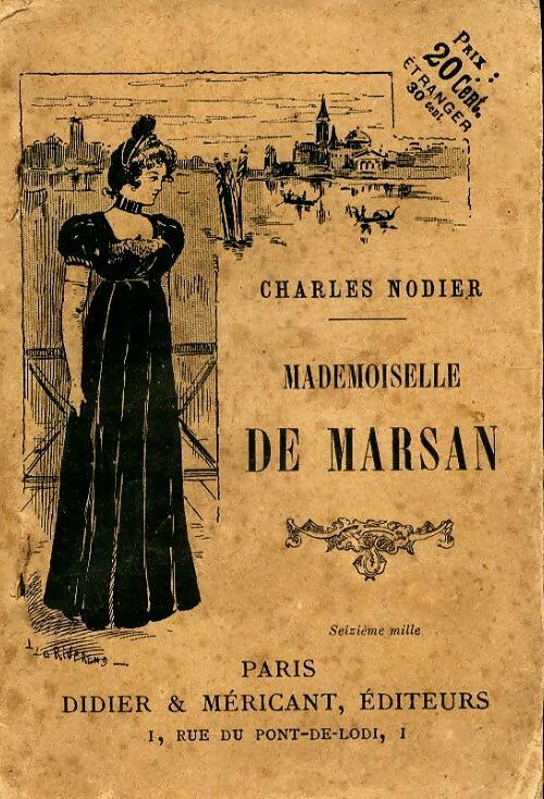 Mademoiselle de Marsan - Charles Nodier -  Didier & Méricant - Livre