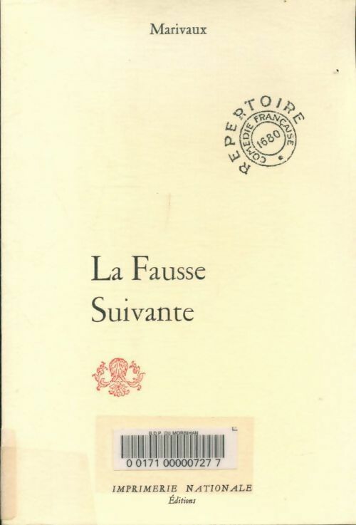 La fausse suivante - Pierre De Marivaux -  Collection du Répertoire - Livre
