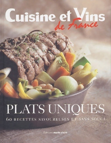 Plats uniques - Collectif -  Marie Claire GF - Livre