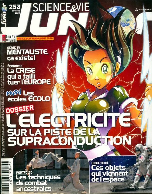 Science & vie junior n°253 : L'électricité sur la piste de la supraconduction - Collectif -  Science & vie junior - Livre
