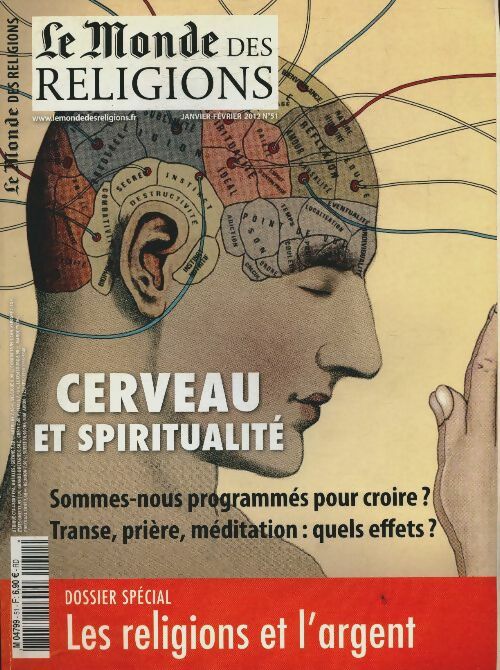Le Monde des religions n°51 : Cerveau et spiritualité - Collectif -  Le Monde des religions - Livre