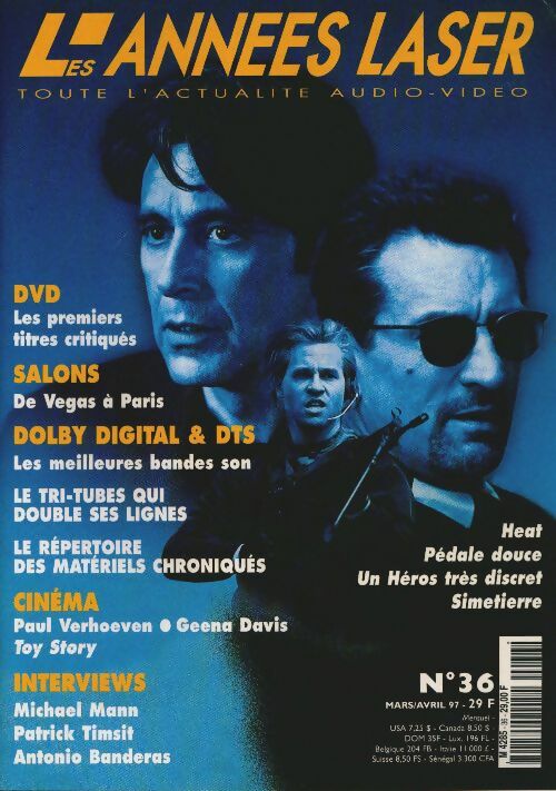Les Années Laser  n°36 : DVD les premiers titres critiqués - Collectif -  Les Années Laser - Livre