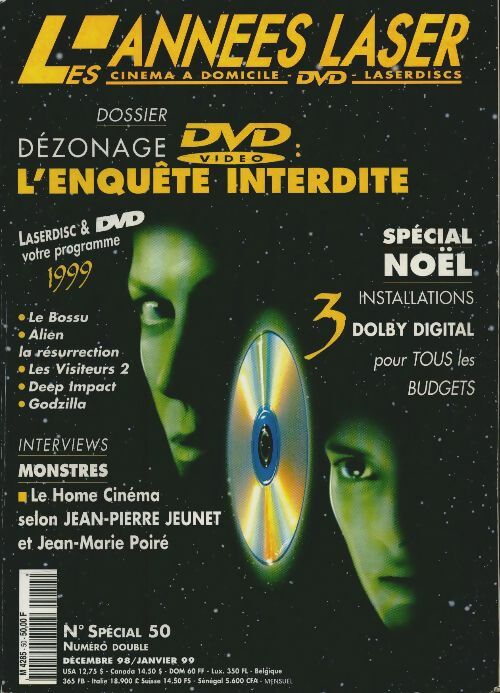 Les Années Laser  n°50 : Dézonage DVD Vidéo : l'enquête interdite - Collectif -  Les Années Laser - Livre