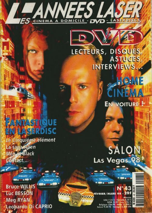 Les Années Laser  n°43 : Fantastique en Laserdisc - Collectif -  Les Années Laser - Livre