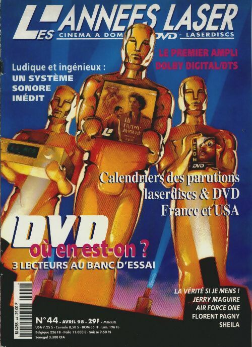 Les Années Laser  n°44 : DVD, où en est-on ? - Collectif -  Les Années Laser - Livre
