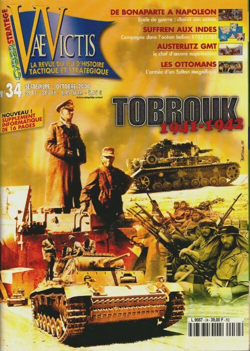 Vae victis n°34 : Tobrouk 1941-1942 - Collectif -  Vae victis - Livre