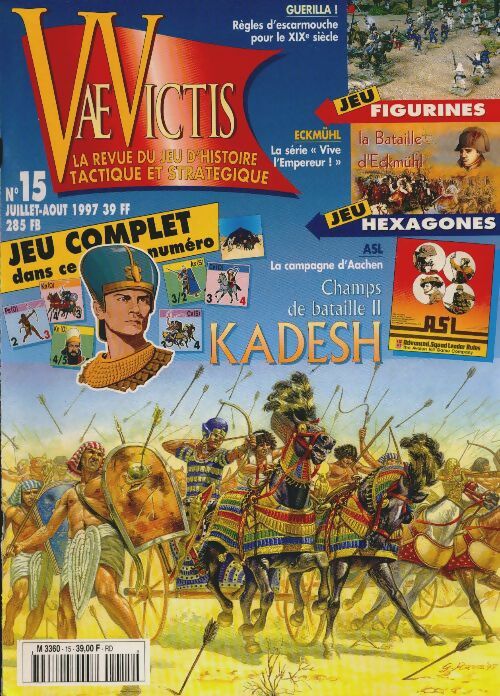 Vae victis n°15 : Kadesh - Collectif -  Vae victis - Livre