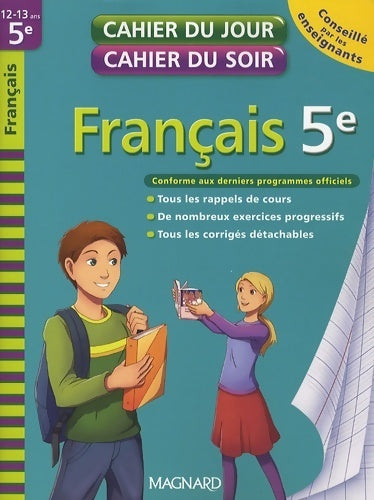 Français 5e - Florence Randanne -  Cahier du jour, cahier du soir - Livre