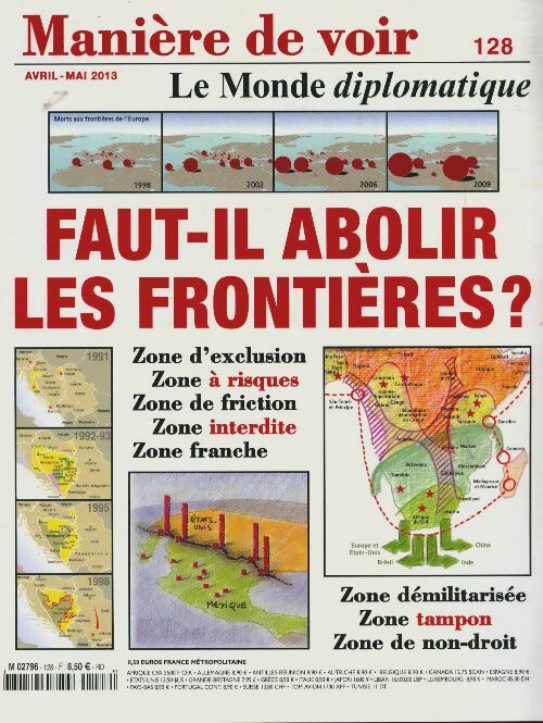 Manière de voir n°128 : Faut-il abolir les frontières ? - Collectif -  Manière de voir - Livre