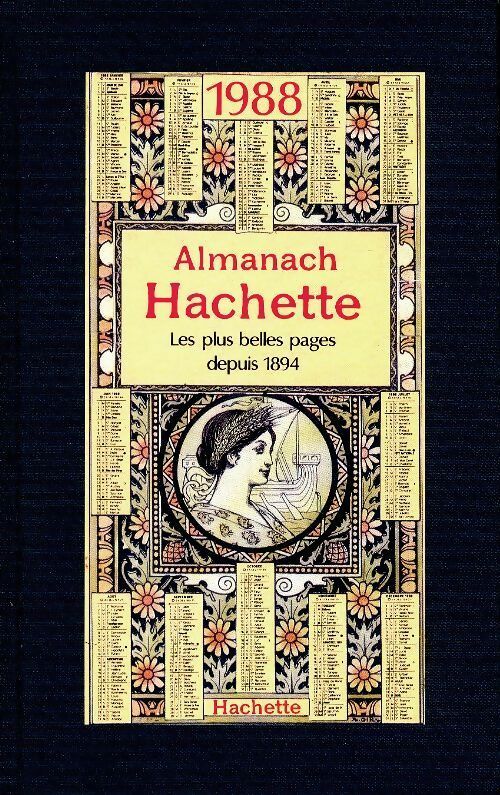 Almanach hachette 1988 - Jean-Loup Chiflet -  Hachette GF - Livre