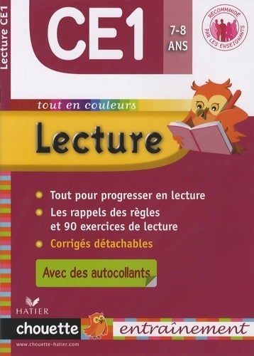 Lecture CE1 - Albert Cohen -  Chouette Entraînement - Livre
