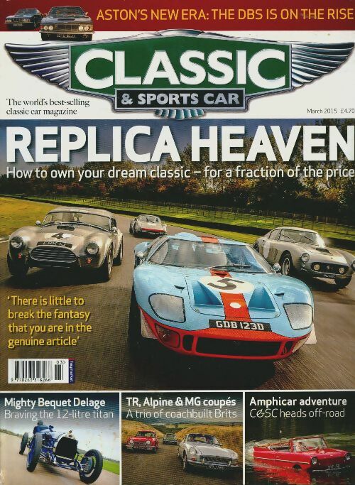 Classic and sportscar n°3 : Replica heaven - Collectif -  Classic and sportscar - Livre