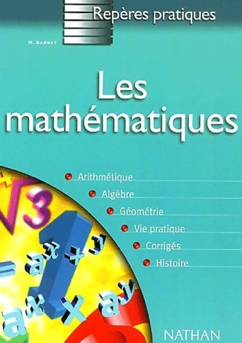 Les mathématiques - Michel Barrat -  Repères pratiques - Livre