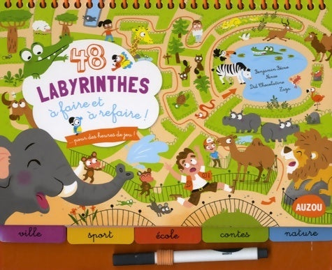 48 labyrinthes a faire et a refaire (coll. Bloc-notes) - Ninie -  48 labyrinthes - Livre