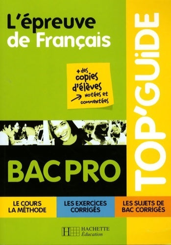 Top'guide - l'épreuve de français bac pro - Jean-Claude Landat -  Top'guide - Livre